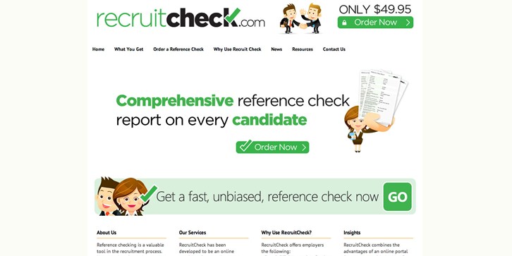 RecruitCheck.com Launched